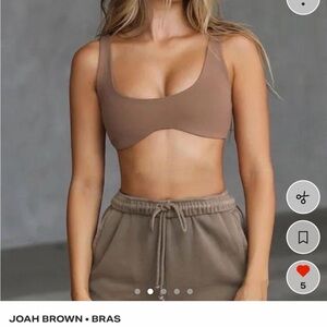 Joah Brown Taupe Sports Bra